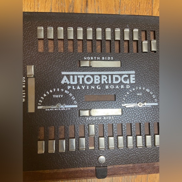 Vintage Autobridge bridge Game With Sheets - Picture 8 of 10